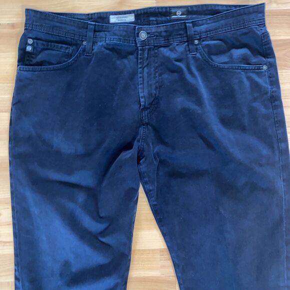 Adriano Goldschmied AG Men The Graduate Tailored Leg Ink Black 38x32 Straight - Picture 3 of 11